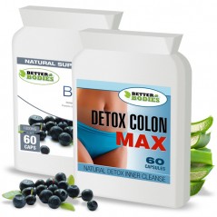 Acai Berry & Detox Max™  Colon Cleanse Pack (1 month supply)