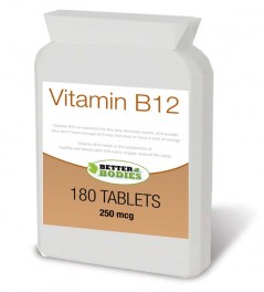 Vitamin B12 250mcg (180) Tablets