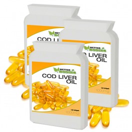 Cod Liver Oil 1000mg (360) Capsules