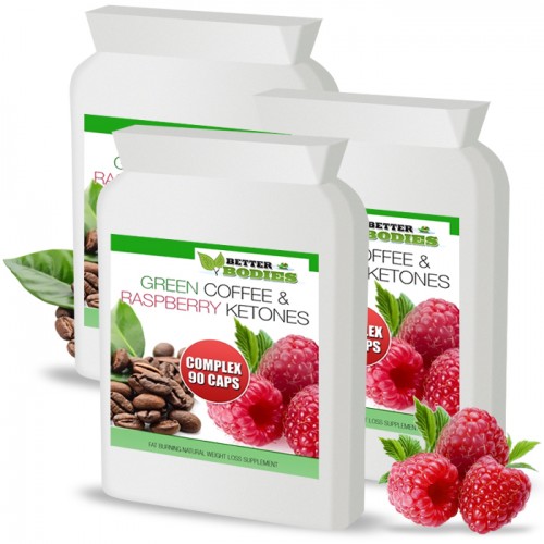 Raspberry Ketone & Green Coffee Bean Extract Complex™ (270) Capsules (Best value pack)