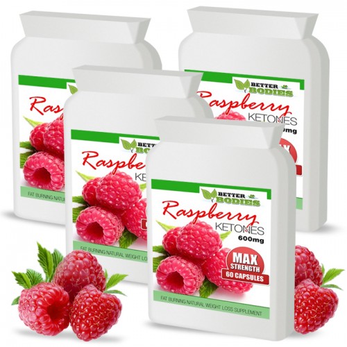 Raspberry Ketone 600mg Capsules (4 month supply)