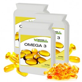 Omega 3 Fish Oil 1000mg (360) Capsules