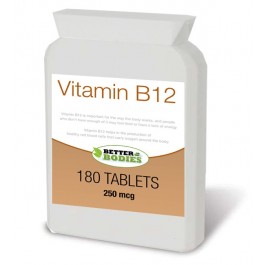 Vitamin B12 250mcg (180) Tablets